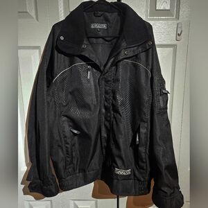 Dakota Work Jacket | Black Men's size L | Waterproof & Breathable Mesh Lined